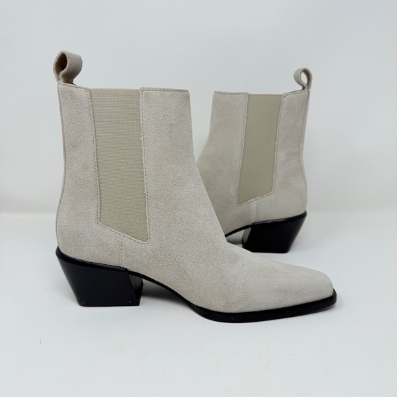 New Rag & Bone Joni Suede Chelsea Boots Sz 38 / 8 - Picture 9 of 13